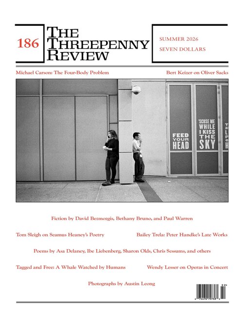 Cover image for The Threepenny Review